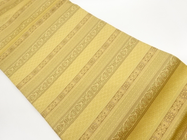 JAPANESE NAGOYA OBI / WOVEN CLASSICAL PATTERN